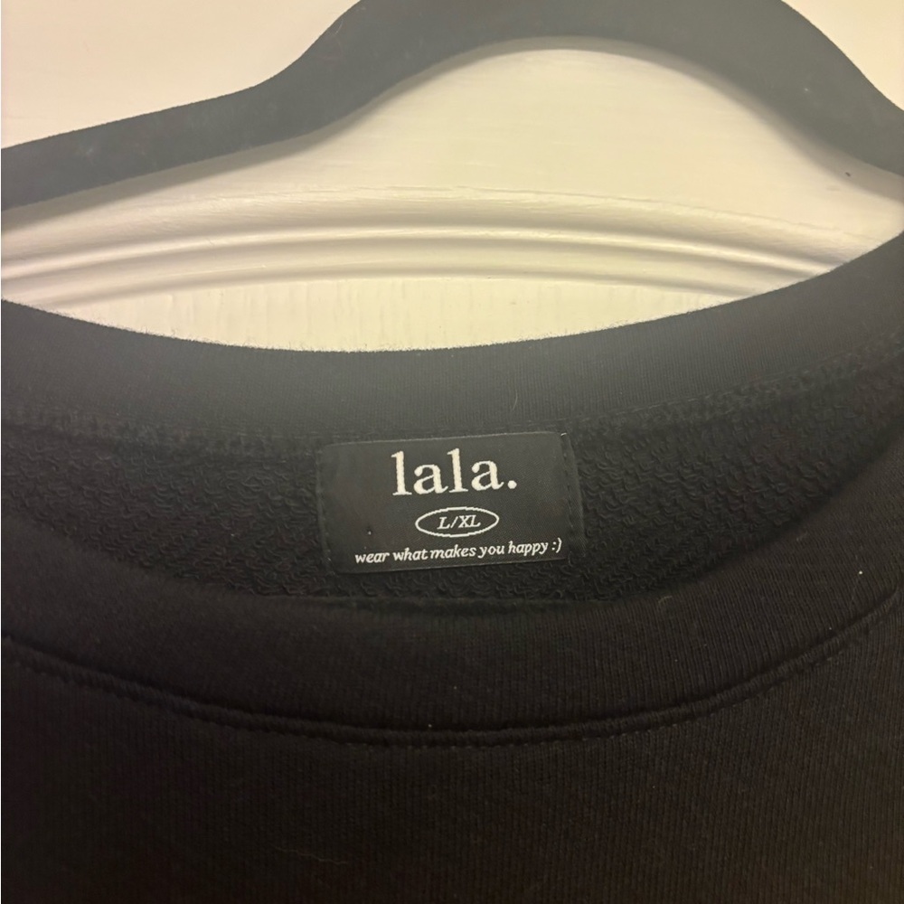 Dressed in LALA Black and Yellow Sweatshirt - Picture 3 of 3